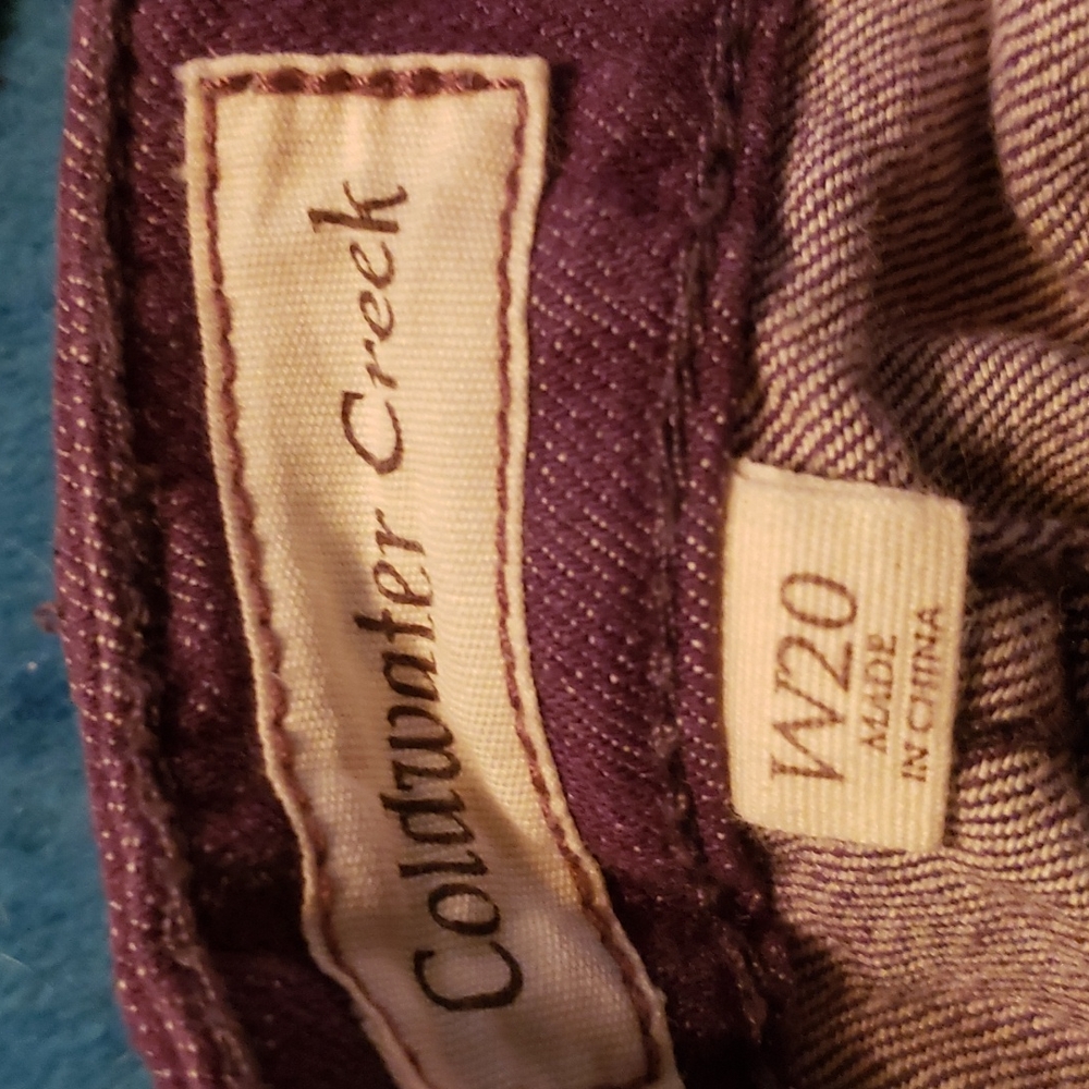 Coldwater Creek Brown 20W Jeans